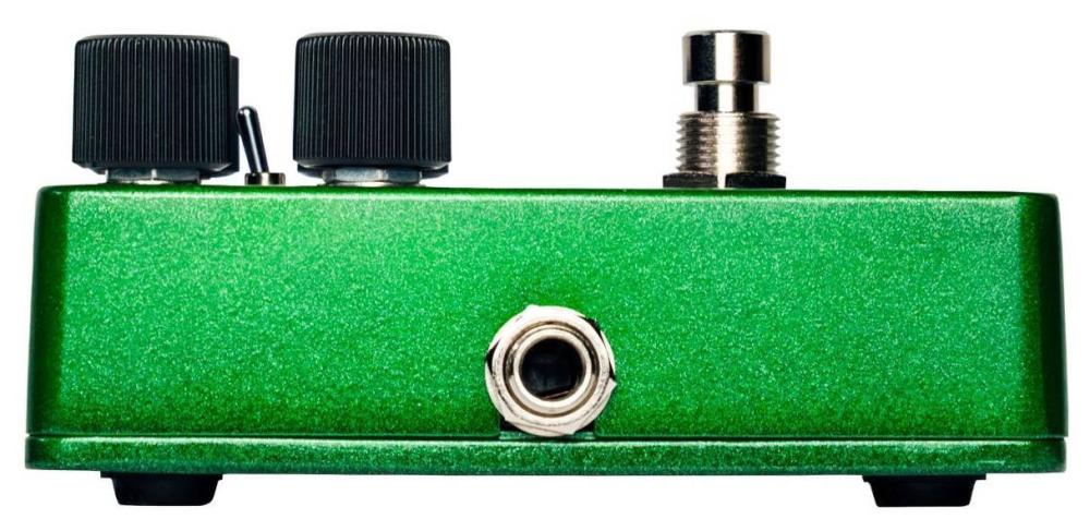 Electro-Harmonix Nano Bass Big Muff 2, effektpedal, sedd från sidan