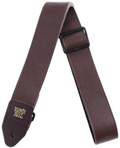 Ernie Ball 4135 Axelband i Italienskt Läder - Brunt