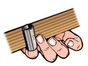 Ernie Ball 4234 Chrome Plated Brass Slide Small