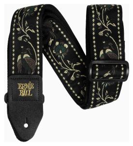 Ernie Ball 5372 Axelband Black Pleasant Pheasant