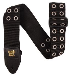 Ernie Ball 5397 Axelband Hole Lotta Metal - Silver