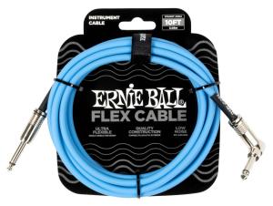 Ernie Ball 6464 Flex Instrumentkabel - Blå