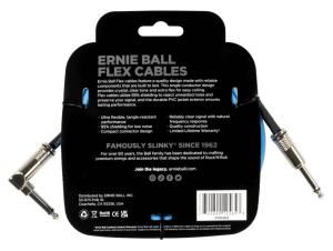 Ernie Ball 6464 Flex Instrumentkabel - Blå