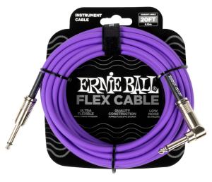 Ernie Ball 6466 Flex Instrumentkabel - Lila