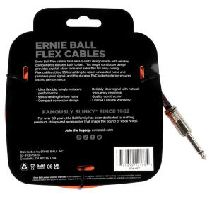 Ernie Ball 6467 Flex Instrumentkabel - Orange