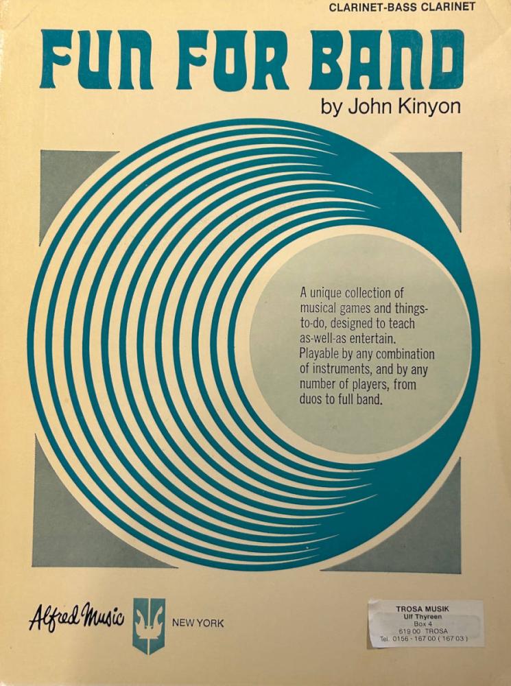 Fun For Band Clarinet-Bass Clarinet