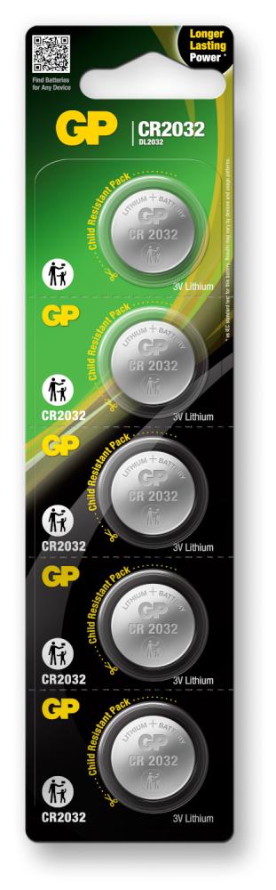 GP Batteries CR2032 per st.