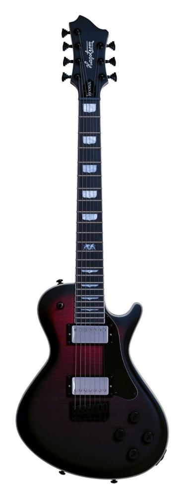 Hagström Krona7 Burnt Blood