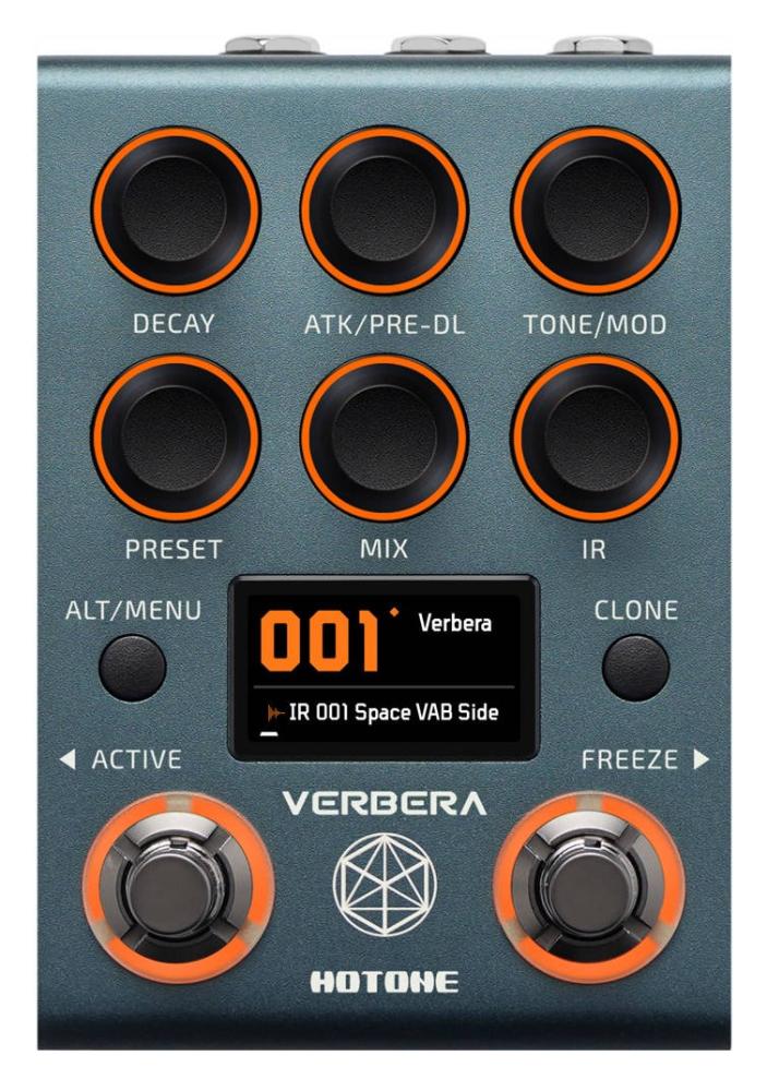 Hotone Verbera Convolution Reverb