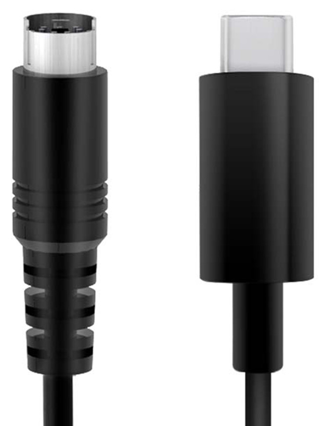 IK Multimedia USB-C to Mini-DIN Cable