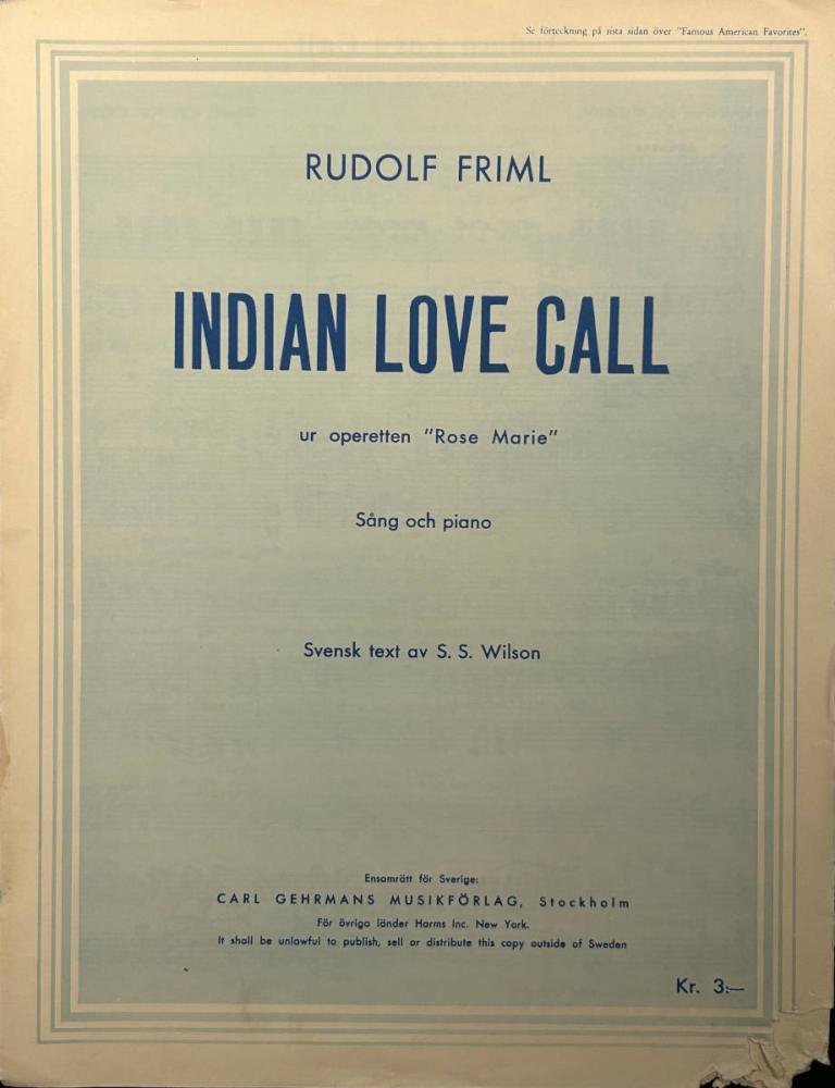 Indian Love Call