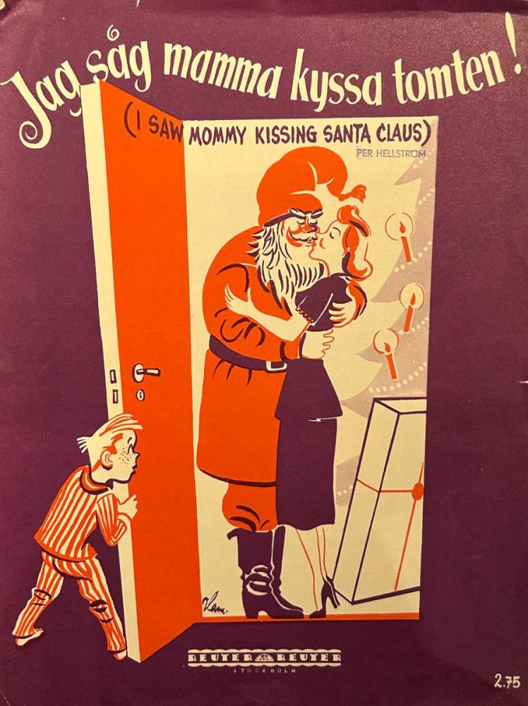 Jag såg mamma kyssa tomten!
