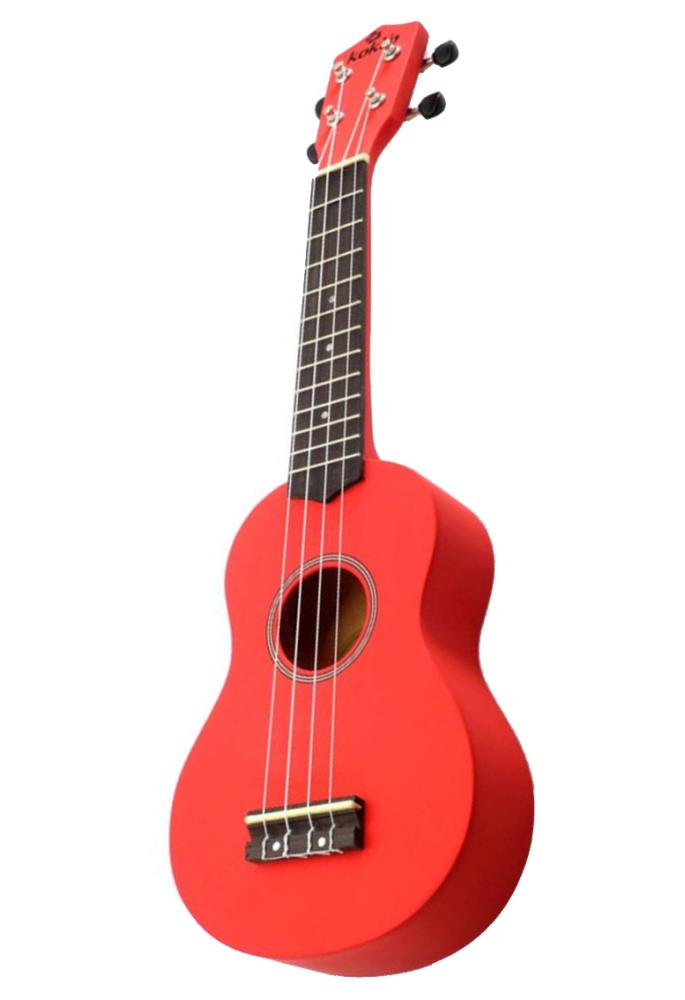 Kokio Ukulele Lindträ - Red