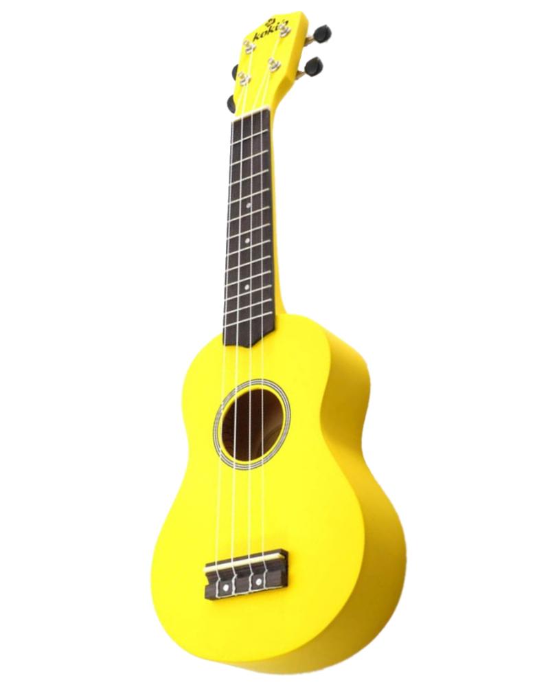 Kokio Ukulele Lindträ - Yellow