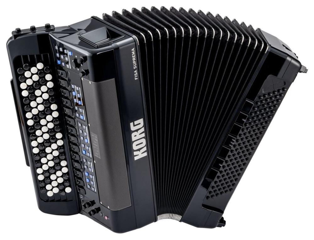 Korg FISA Suprema FSUP-B-MBK - Digital Button Accordion