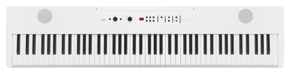 Korg L1 Live digitalpiano med 88 tangenter, sedd framifrån