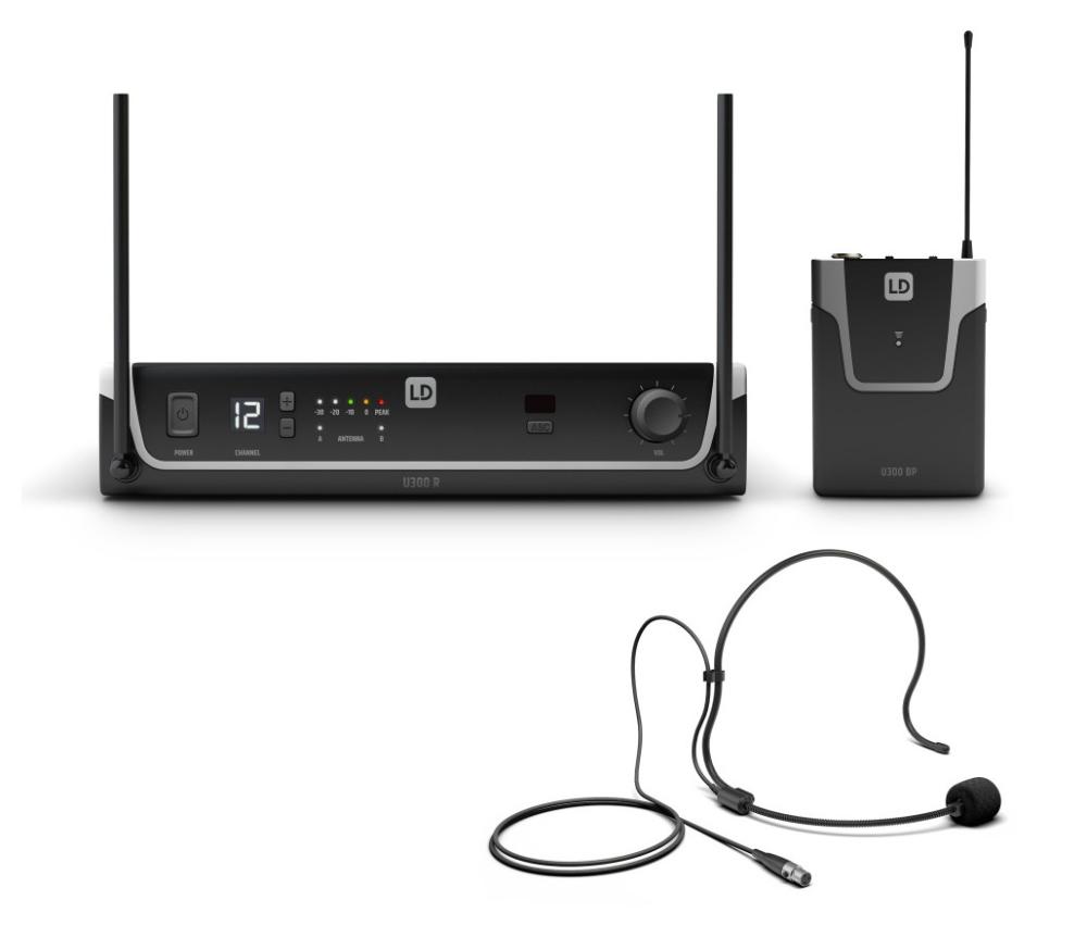 LD Systems U308 BPH Wireless System With Headset