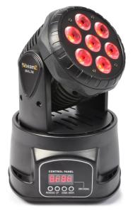Beamz MHL74 Wash 7X10W Quad 12CHDMX