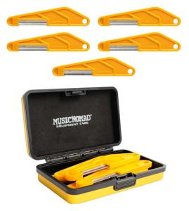 Music Nomad MN673 Set Med Sadelfilar För Bas