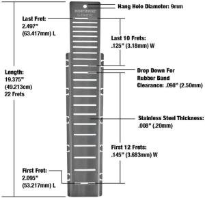 Music Nomad MN801 Fret shield G-24.75´´