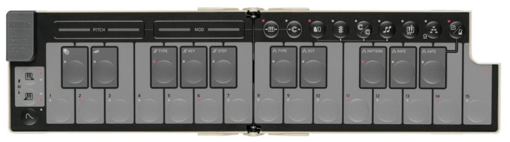 Korg NanoKey Fold - Sand Beige