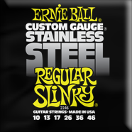 Ernie Ball 2246 Stainless Steel Regular Slinky 010-046