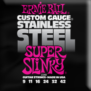 Ernie Ball 2248 Stainless Steel Super Slinky 009-042