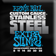 Ernie Ball 2249 Stainless Steel Extra Slinky 008-038