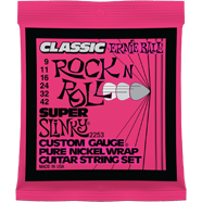 Ernie Ball 2253 Rock n Roll Pure Nickel Wrap Super Slinky 009-042