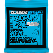 Ernie Ball 2255 Rock n Roll Pure Nickel Wrap Extra Slinky 008-038