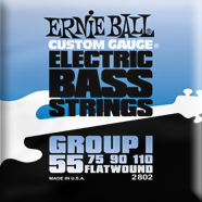 Ernie Ball 2802 Bass Flatwound Stainless 055-110