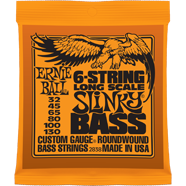 Ernie Ball 2838 Bass Long Scale Slinky 6-string 032-130