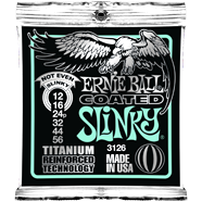 Ernie Ball 3126 Coated Titanium RPS Not Even Slinky 012-056