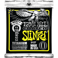 Ernie Ball 3127 Coated Electric Titanium RPS Beefy Slinky 011-054