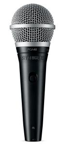 Shure PGA48-QTR Sång o talmikrofon  XLR-tele kabel