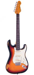 Vintage V6MR Distressed Sunset Sunburst