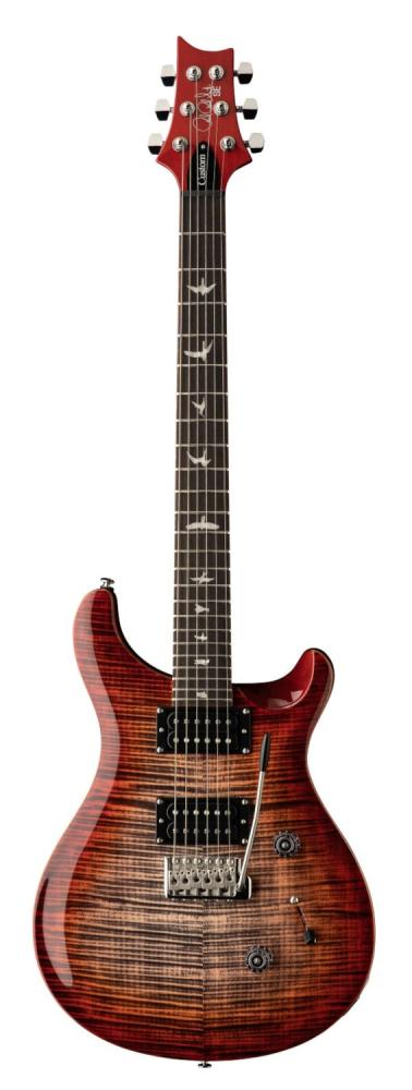 PRS SE Custom 24 Charcoal Cherryburst