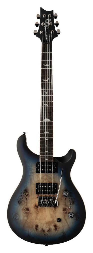 PRS SE Exotic Custom 24-08 Poplar Burl - Lake Blue Midnight Burst