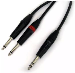 Pulse Insertkabel 6.3 mm TRS Jack - 2x 6.3 mm Jack 3m