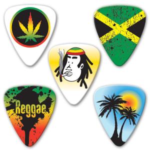 Grover Allman Reggae Picks 5-pack