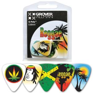 Grover Allman Reggae Picks 5-pack