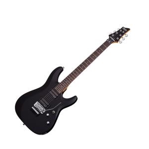 Schecter C-6 Deluxe Floyd Rose Satin Black Left Hand