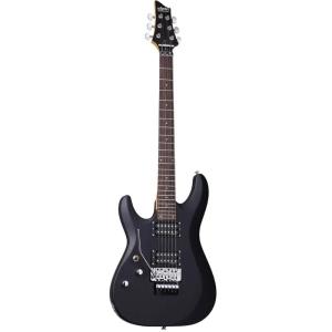 Schecter C-6 Deluxe Floyd Rose Satin Black Left Hand