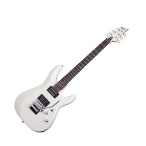 Schecter C-6 Deluxe Floyd Rose Satin White