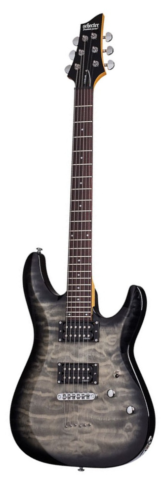 Schecter C-6 Plus Charcoal Burst