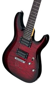 Schecter C-6 Plus See-Thru Burst