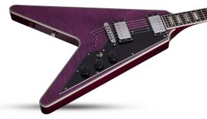 Schecter Custom V-1 Trans Purple
