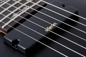 Schecter Demon-7 Vänsterhänt Aged Black Satin