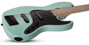 Schecter J-5 Maple Vänsterhänt Sea Foam Green