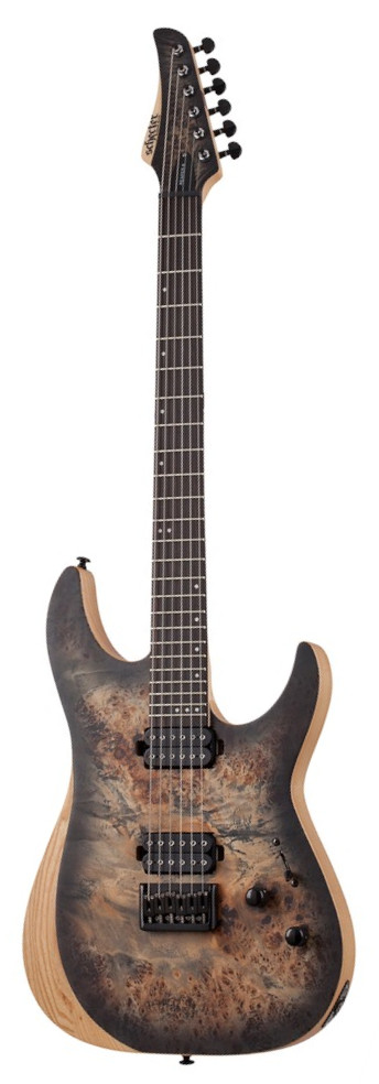 Schecter Reaper-6 Satin Charcoal Burst